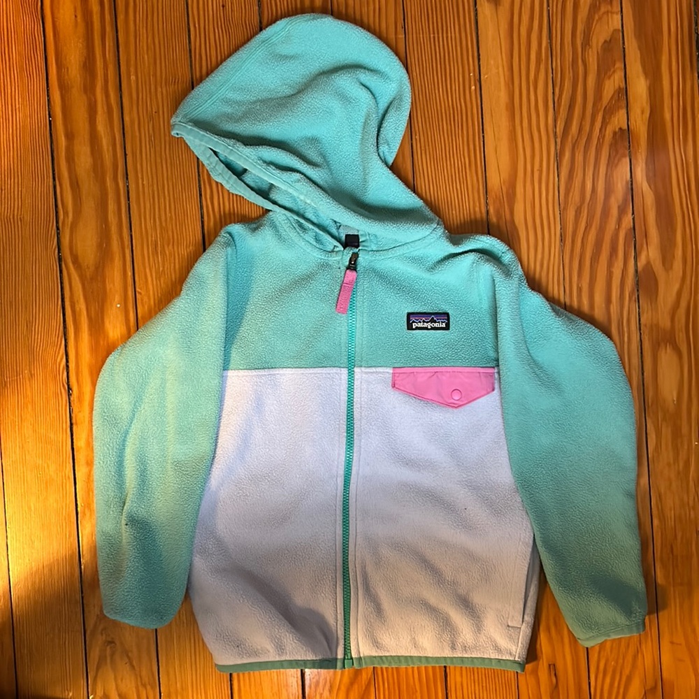 Micro D Snap-T Fleece Jacket -4T - EUC